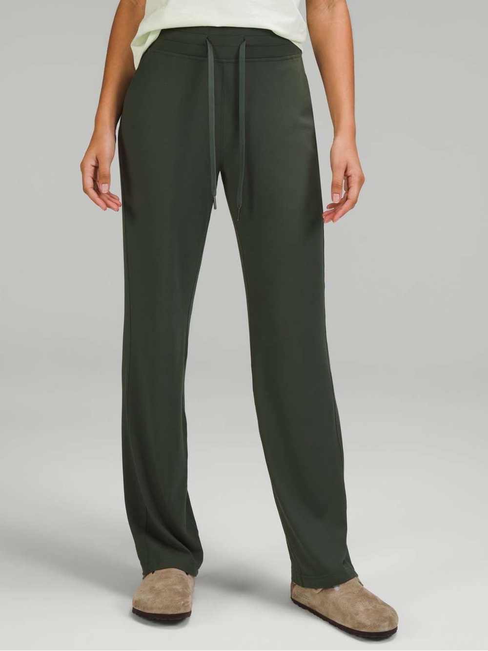 Lululemon Ready to Rulu Straight-Leg High-Rise Pant in Smoked Spruce Size 8